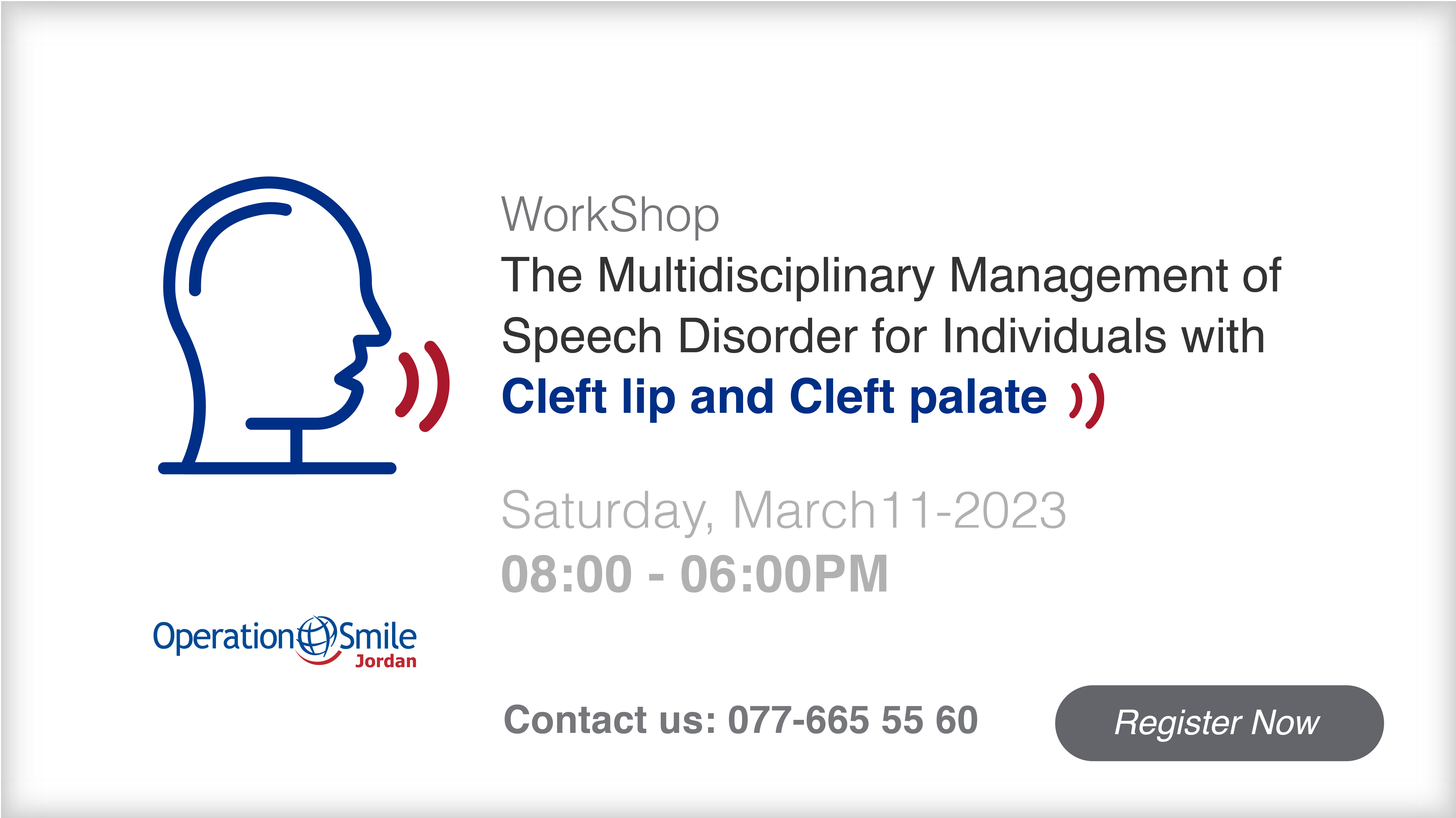 Speech Workshop 2023 - Operation Smile Jordan